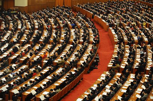 3月9日,全國政協(xié)十一屆五次會議在北京人民大會堂舉行第二次全體會議。 新華社記者 燕雁 攝