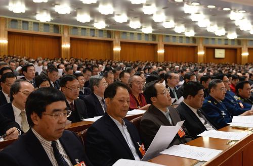 3月2日,全國政協(xié)十二屆一次會議預(yù)備會議在北京人民大會堂舉行。新華社記者 李學(xué)仁 攝