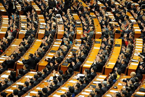 3月3日,中國人民政治協(xié)商會議第十二屆全國委員會第一次會議在北京人民大會堂開幕。新華社記者 楊宗友 攝
