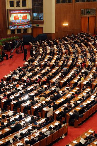 3月9日,全國政協(xié)十一屆二次會議在北京人民大會堂舉行第四次全體會議。 新華社記者 呂優(yōu) 攝
