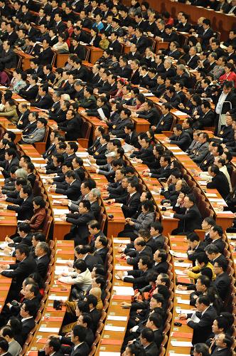 3月14日,第十一屆全國(guó)人民代表大會(huì)第三次會(huì)議在北京人民大會(huì)堂舉行閉幕會(huì)。新華社記者 楊宗友攝