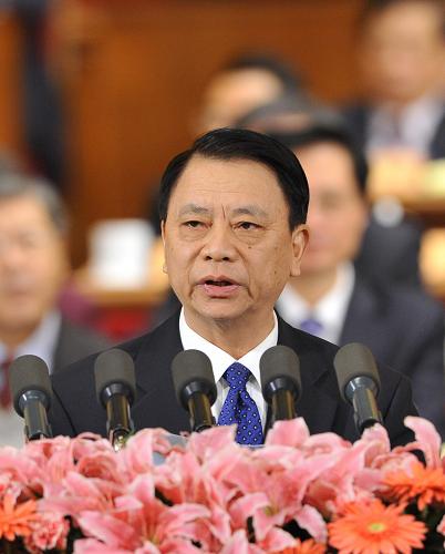 這是楊岐委員作《實(shí)施國家戰(zhàn)略 推動(dòng)核電出口 打造核電強(qiáng)國》的發(fā)言。新華社記者 王曄 攝