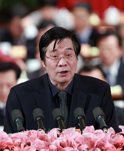 3月9日,全國政協(xié)十一屆四次會(huì)議在北京人民大會(huì)堂舉行第三次全體會(huì)議。這是陳凌孚委員作《立足國家民族未來 加快振興學(xué)前教育》的發(fā)言。新華社記者 劉衛(wèi)兵 攝