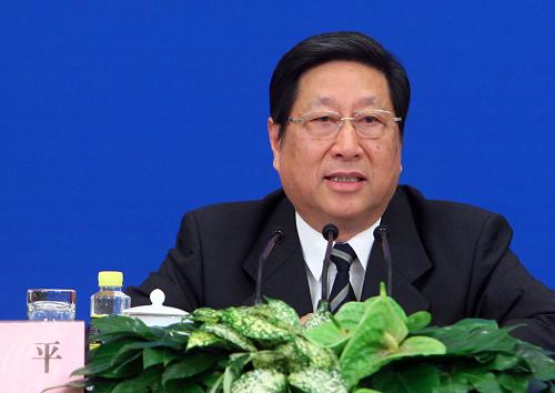 3月6日,國家發(fā)展和改革委員會(huì)主任張平在回答記者提問。新華社記者 邢廣利 攝