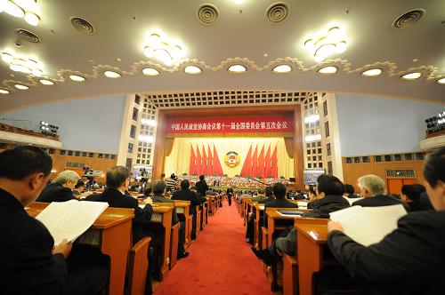 3月9日,全國政協(xié)十一屆五次會議在北京人民大會堂舉行第二次全體會議。 新華社記者 謝環(huán)馳 攝