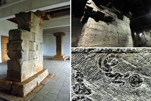 漢三闕(太室闕、少室闕、啟母闕)建于東漢年間(公元118-123年),是中國僅存的時代最早的廟闕,代表了中國古代國家級祭祀禮制建筑的典范。雕刻于漢三闕上的圖畫、篆書、銘文十分精美,是研究建筑史、美術(shù)史和東漢社會史的珍貴資料。 左:啟母闕(局部)。 右上:太室闕(局部)。 右下:少室闕上的浮雕石刻《蹴鞠圖》(7月30日攝)。 目前,位于河南省嵩山地區(qū)的歷史建筑群已第二次申報世界文化遺產(chǎn)。正在巴西舉行的第34屆世界遺產(chǎn)大會將審議這一項目。 嵩山歷史建筑群包括觀星臺、嵩岳寺塔、太室闕和中岳廟、少室闕、啟母闕、嵩陽書院、會善寺、少林寺建筑群(包括常住院、塔林和初祖庵)等8處11項優(yōu)秀歷史建筑,構(gòu)成了一部中原地區(qū)上下2000年形象直觀的建筑史,具有很高的歷史、藝術(shù)和科學(xué)價值。 新華社記者王頌攝