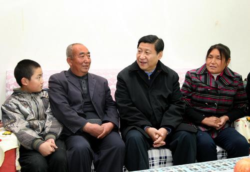 11月13日至16日,中共中央政治局常委、中央書記處書記、國家副主席習(xí)近平在陜西調(diào)研。新華社記者 蘭紅光 攝