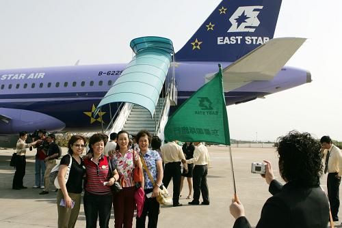 民營(yíng)東星航空航班暫停運(yùn)營(yíng)。新華社 發(fā)