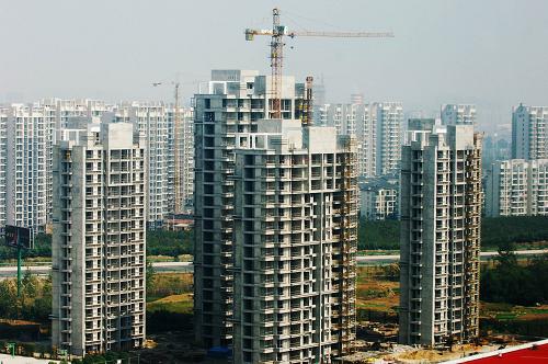 這是合肥市經(jīng)濟(jì)開發(fā)區(qū)一處在建樓盤(10月15日攝)。新華社記者 李健 攝
