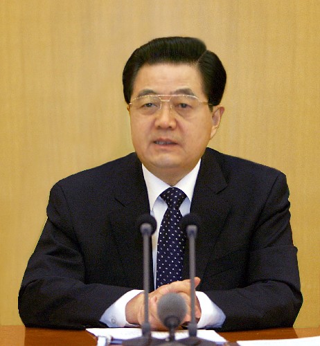 1月22日,中共中央總書記、國家主席、中央軍委主席胡錦濤在全國宣傳思想工作會議上發(fā)表重要講話。 新華社記者 劉衛(wèi)兵 攝