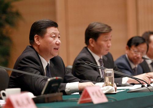 9月27日,中共中央政治局常委、中央書記處書記、國家副主席習(xí)近平在上海浦東干部學(xué)院出席干部教育培訓(xùn)工作座談會并講話。新華社記者劉衛(wèi)兵攝