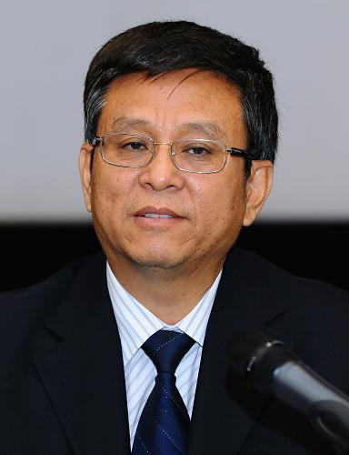 8月3日,在日本首都東京,中國人權(quán)發(fā)展基金會秘書長林伯承出席新聞發(fā)布會。新華社記者 季春鵬 攝