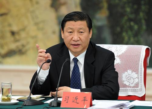 1月19日,中共中央政治局常委、中央書記處書記、中央深入學(xué)習(xí)實踐科學(xué)發(fā)展觀活動領(lǐng)導(dǎo)小組組長習(xí)近平在天津出席部分省、自治區(qū)、直轄市深入學(xué)習(xí)實踐科學(xué)發(fā)展觀活動座談會并發(fā)表講話。新華社記者 馬占成 攝