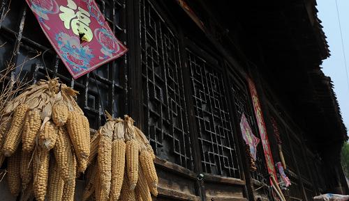 河北寬城縣清代計(jì)莊頭大院一處院落的房屋(5月9日攝)。新華社記者 王民 攝