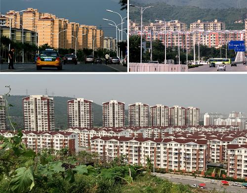 門頭溝區(qū)新建的棚戶區(qū)搬遷安置小區(qū)。新華社記者 李欣 攝