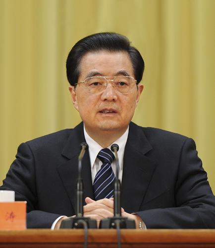 11月29日,中央扶貧開發(fā)工作會議在北京召開。中共中央總書記、國家主席、中央軍委主席胡錦濤在會議上發(fā)表重要講話。新華社記者 馬占成 攝