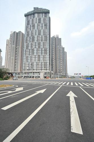 長沙市區(qū)一處新建商品房(9月11日攝)。新華社記者 龍弘濤 攝