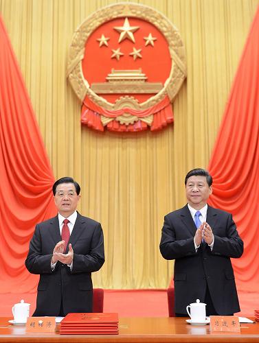 1月18日,中共中央、國(guó)務(wù)院在北京人民大會(huì)堂隆重舉行國(guó)家科學(xué)技術(shù)獎(jiǎng)勵(lì)大會(huì)。胡錦濤、習(xí)近平等出席大會(huì)并為獲獎(jiǎng)代表頒獎(jiǎng)。新華社記者 劉建生 攝