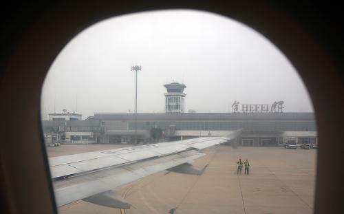 合肥駱崗機場(5月10日攝)。新華社記者陶明攝