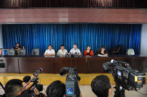 圖為6月5日拍攝的發(fā)布會(huì)現(xiàn)場。新華社記者 許暢 攝