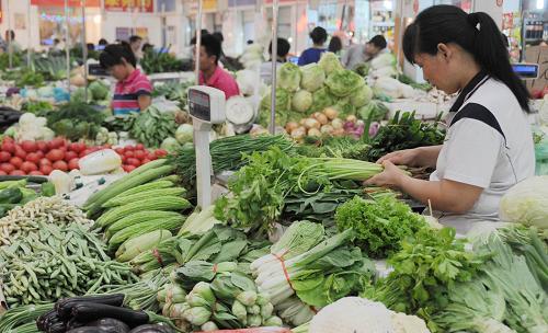 商務(wù)部:食用農(nóng)產(chǎn)品價(jià)格保持平穩(wěn) 6月4日,在石家莊塔北路菜市場(chǎng),一位商販在打理攤位。 商務(wù)部3日發(fā)布的監(jiān)測(cè)數(shù)據(jù)顯示,5月27日至6月2日,全國(guó)36個(gè)大中城市食用農(nóng)產(chǎn)品價(jià)格保持平穩(wěn),蔬菜價(jià)格繼續(xù)呈季節(jié)性回落態(tài)勢(shì)。其中,18種蔬菜平均批發(fā)價(jià)格比前一周下降3.2%,近六周累計(jì)下降24.4%。 新華社發(fā)(王曉 攝)