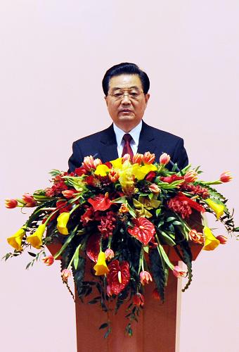 12月19日晚,國家主席胡錦濤出席澳門特別行政區(qū)政府歡迎晚宴并發(fā)表重要講話。新華社記者 宋振平 攝
