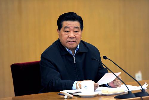 2月23日至24日,中共中央政治局常委、全國政協(xié)主席賈慶林在北京召開會議并發(fā)表重要講話,就認(rèn)真學(xué)習(xí)胡錦濤同志在省部級主要領(lǐng)導(dǎo)干部專題研討班上的重要講話,全面貫徹落實(shí)中央第五次西藏工作座談會精神,做好“十二五”時期西藏和四省藏區(qū)發(fā)展穩(wěn)定各項(xiàng)工作進(jìn)行部署。新華社記者 張鐸 攝