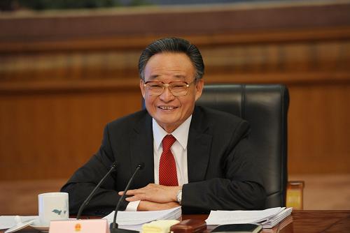 10月19日,全國人大常委會第三十一次委員長會議在北京人民大會堂召開,吳邦國委員長主持。新華社記者 黃敬文 攝