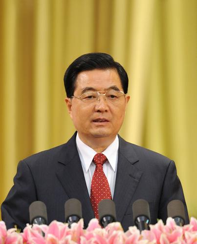9月20日,首都各界慶祝中國人民政治協(xié)商會議成立60周年大會在全國政協(xié)禮堂隆重舉行,中共中央總書記、國家主席、中央軍委主席胡錦濤在會上發(fā)表重要講話。新華社記者 黃敬文 攝
