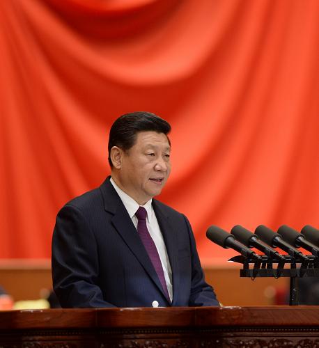10月21日,中共中央總書記、國家主席、中央軍委主席習(xí)近平在北京出席歐美同學(xué)會成立100周年慶祝大會并發(fā)表重要講話。新華社記者 李學(xué)仁攝
