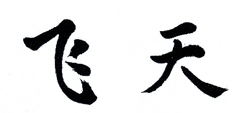 中共中央總書記、國家主席、中央軍委主席胡錦濤為我國研制的艙外航天服題名“飛天”。新華社發(fā)