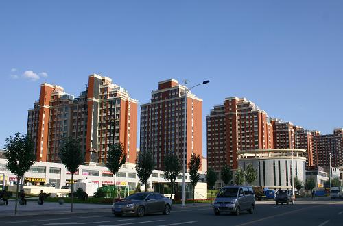 這是鄂爾多斯市城區(qū)(8月26日攝)。新華社記者 李云平 攝