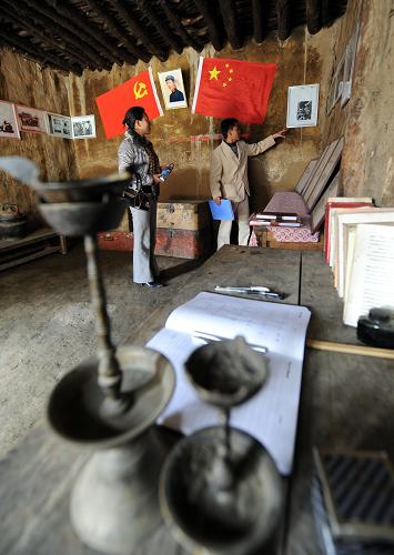 50年前的克松村黨支部辦公室現(xiàn)在已改建為當?shù)攸h員干部和青少年愛國主義教育博物館(3月23日攝)。
