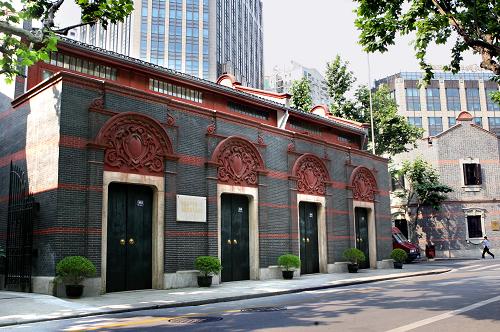 中共一大會址的外觀是典型的上海石庫門民居。新華社記者 劉穎 攝