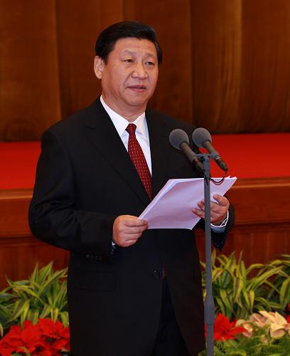 1月25日,中共中央組織部、解放軍總政治部、中共北京市委在北京人民大會堂舉行在京老同志迎春茶話會。中共中央政治局常委、中央書記處書記、國家副主席、中央軍委副主席習近平代表黨中央、國務院和中央軍委,向出席茶話會的老同志致以節(jié)日的祝福,向全國離退休老干部、老同志致以親切的問候和崇高的敬意。新華社記者 張鐸 攝