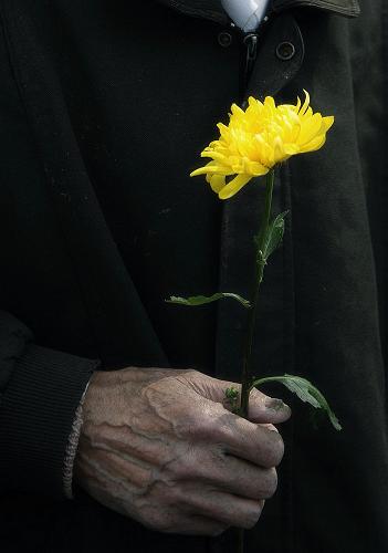 2008年5月19日14時28分,83歲的離休干部段金聲老人手持一枝菊花在北京天安門廣場為四川汶川大地震遇難者默哀。5月12日14時28分,強(qiáng)震猝然襲來,山河移位,滿目瘡痍,這是新中國成立以來破壞性最強(qiáng)、波及范圍最大的一次地震。災(zāi)難面前,災(zāi)區(qū)群眾堅強(qiáng)不屈,全國人民愛心總動員,神州大地上處處閃爍著人性光輝。解放軍、專業(yè)救援隊、志愿者急赴災(zāi)區(qū),中國人用理想凝聚力量、用信念鑄就堅強(qiáng)、用真情凝結(jié)關(guān)愛,振奮精神,重建家園。新華社發(fā)