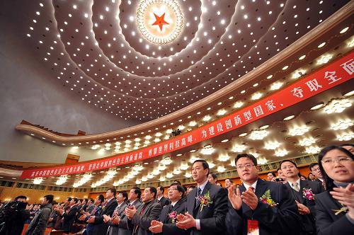 1月11日,國家科學(xué)技術(shù)獎(jiǎng)勵(lì)大會(huì)在北京人民大會(huì)堂舉行。新華社記者 饒愛民 攝