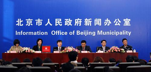 12月23日,北京舉行交通改善措施新聞發(fā)布會。這是發(fā)布會現(xiàn)場。新華社記者 李文 攝