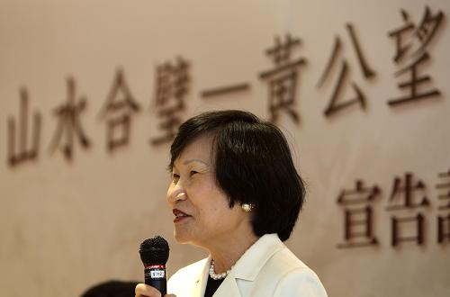 7月29日,臺(tái)北故宮博物院院長(zhǎng)周功鑫在發(fā)布會(huì)上致辭。新華社記者 費(fèi)茂華 攝