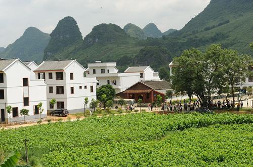 7月5日拍攝的廣西宜州市劉三姐鄉(xiāng)農(nóng)民種桑養(yǎng)蠶創(chuàng)收建起的新居。近年來,廣西出臺相關(guān)政策和提供資金,助推宜州市桑蠶絲綢產(chǎn)業(yè)循環(huán)經(jīng)濟示范區(qū)建設(shè)。據(jù)廣西現(xiàn)代蠶業(yè)工作會議發(fā)布的數(shù)據(jù),廣西宜州市今年上半年全市農(nóng)民種桑養(yǎng)蠶總面積超過30萬畝,飼養(yǎng)蠶種81萬張,產(chǎn)鮮繭3.1萬噸,養(yǎng)蠶總收入達12.4億元,養(yǎng)蠶收入同比增長34.7%。新華社發(fā)(喻湘泉 攝)