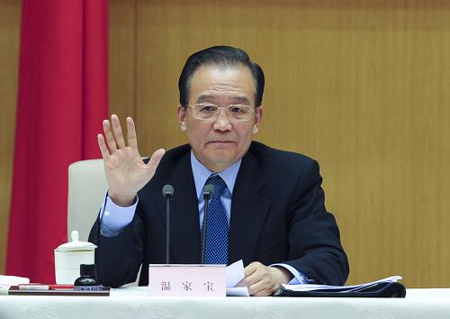 3月25日,國(guó)務(wù)院召開第四次廉政工作會(huì)議,中共中央政治局常委、國(guó)務(wù)院總理溫家寶在會(huì)上發(fā)表講話。 新華社記者 張鐸 攝