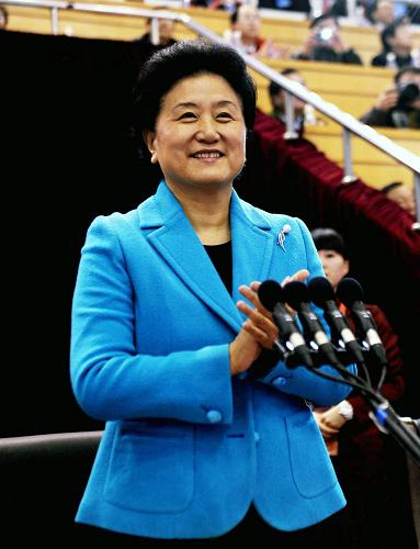 1月3日,第十二屆全國冬季運動會開幕式在吉林省長春市舉行,中共中央政治局委員、國務委員劉延東出席并宣布開幕。新華社記者 李紫恒 攝