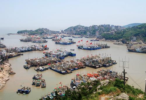 5月31日,在浙江溫嶺釣浜港內(nèi),停滿了回港休漁的漁船。 繼5月1日我國東海海域第一批燈光圍網(wǎng)和帆式張網(wǎng)漁船開始休漁后,從6月1日12時起,東海其它種類漁船全面進(jìn)入伏季休漁期。桁桿拖蝦和籠壺類漁船休漁至8月1日12時;定置作業(yè)漁船休漁至9月1日12時;拖網(wǎng)刺網(wǎng)及其它還未休漁漁船休漁至9月16日12時。休漁期間,邊防、漁政等職能部門將加大行政監(jiān)管和法律宣傳力度。 新華社發(fā)(郟策 攝)