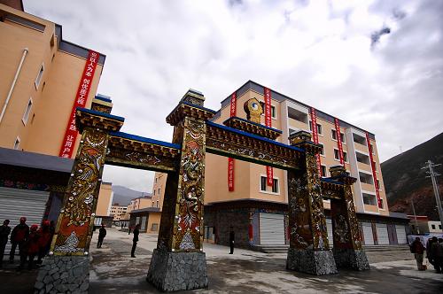 這是由中國中鐵承建的商住組團(tuán)(9月28日攝)。新華社發(fā)(吳剛 攝)