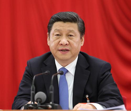 中國(guó)共產(chǎn)黨第十八屆中央委員會(huì)第三次全體會(huì)議,于2013年11月9日至12日在北京舉行。全會(huì)由中央政治局主持,中央委員會(huì)總書記習(xí)近平作重要講話。新華社記者 蘭紅光 攝
