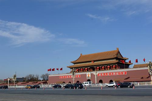 1月21日,北京晴空萬里。