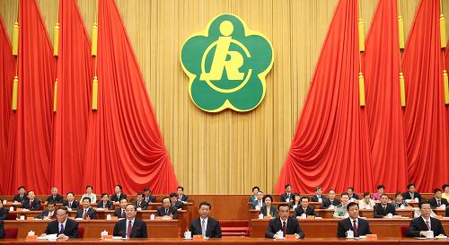 9月17日,中國殘疾人聯(lián)合會第六次全國代表大會在北京人民大會堂開幕。習近平、李克強、俞正聲、劉云山、王岐山、張高麗等在主席臺就座,祝賀大會召開。新華社記者 蘭紅光 攝