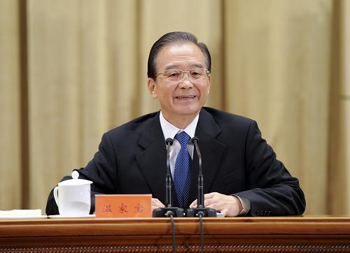 5月28日,中國(guó)科學(xué)技術(shù)協(xié)會(huì)第八次全國(guó)代表大會(huì)在北京舉行全體會(huì)議,中共中央政治局常委、國(guó)務(wù)院總理溫家寶應(yīng)邀作關(guān)于科技發(fā)展問(wèn)題的報(bào)告。新華社記者 張鐸 攝