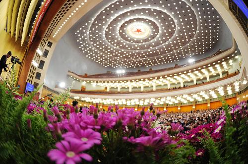 3月11日,全國政協(xié)十一屆五次會議在北京人民大會堂舉行第四次全體會議。新華社記者 馬占成 攝