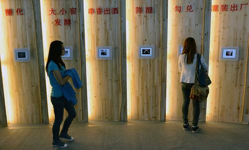 9月9日,在第三屆中國(貴州)國際酒類博覽會(huì)上,兩位市民正在參觀貴州一酒企業(yè)的生產(chǎn)流程。 當(dāng)日,第三屆中國(貴州)國際酒類博覽會(huì)在貴陽開幕。本屆酒博覽會(huì)圍繞“展示全球佳釀、促進(jìn)合作交流”這一主題,共設(shè)置2335個(gè)國際標(biāo)準(zhǔn)展位,參展商1565家,采購商11876家,比往屆多出60%以上。 新華社記者楊楹攝